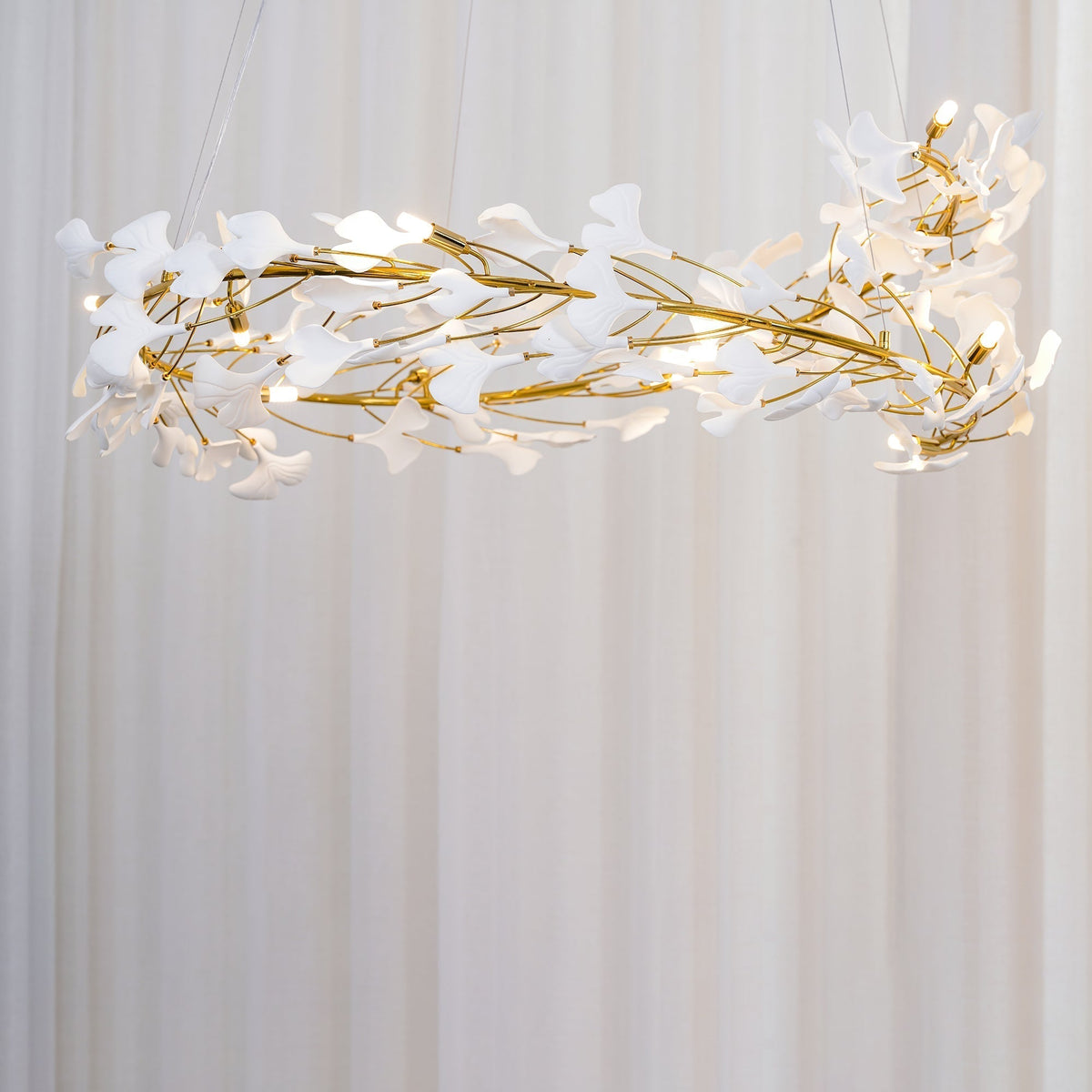 Faldenvale Ceramic Chandelier-Moonnatur