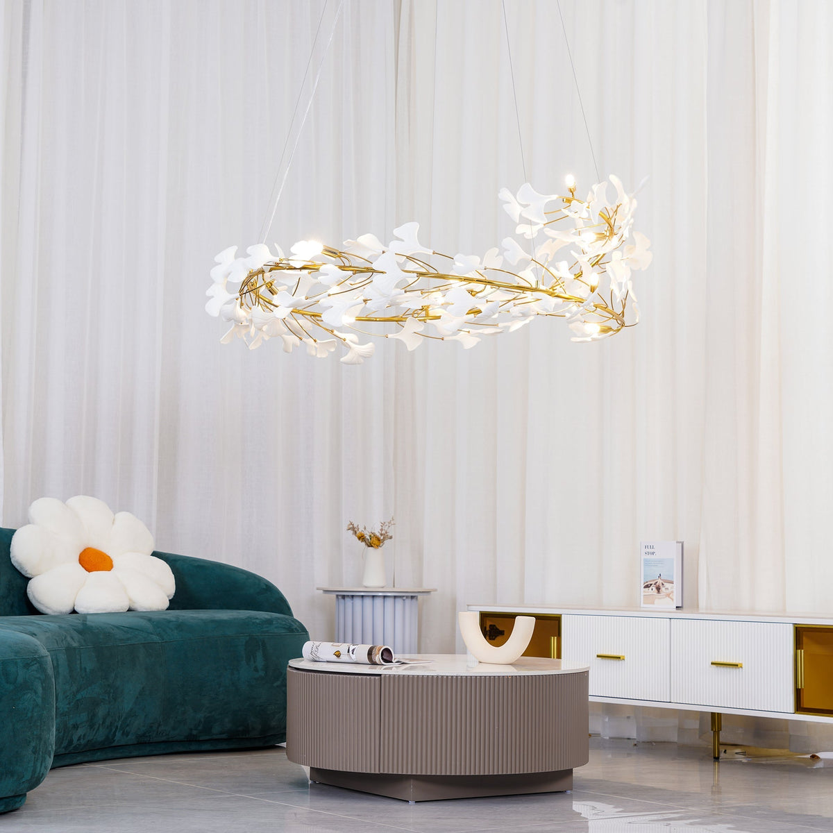 Egloria Ceramic Chandelier-Moonnatur