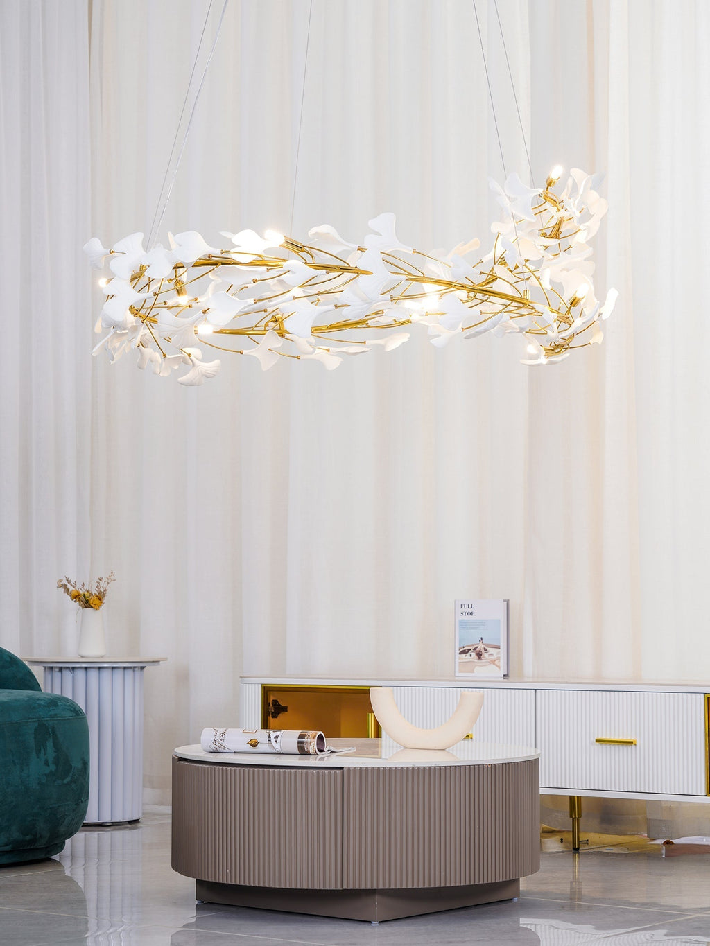 Egloria Ceramic Chandelier-Moonnatur