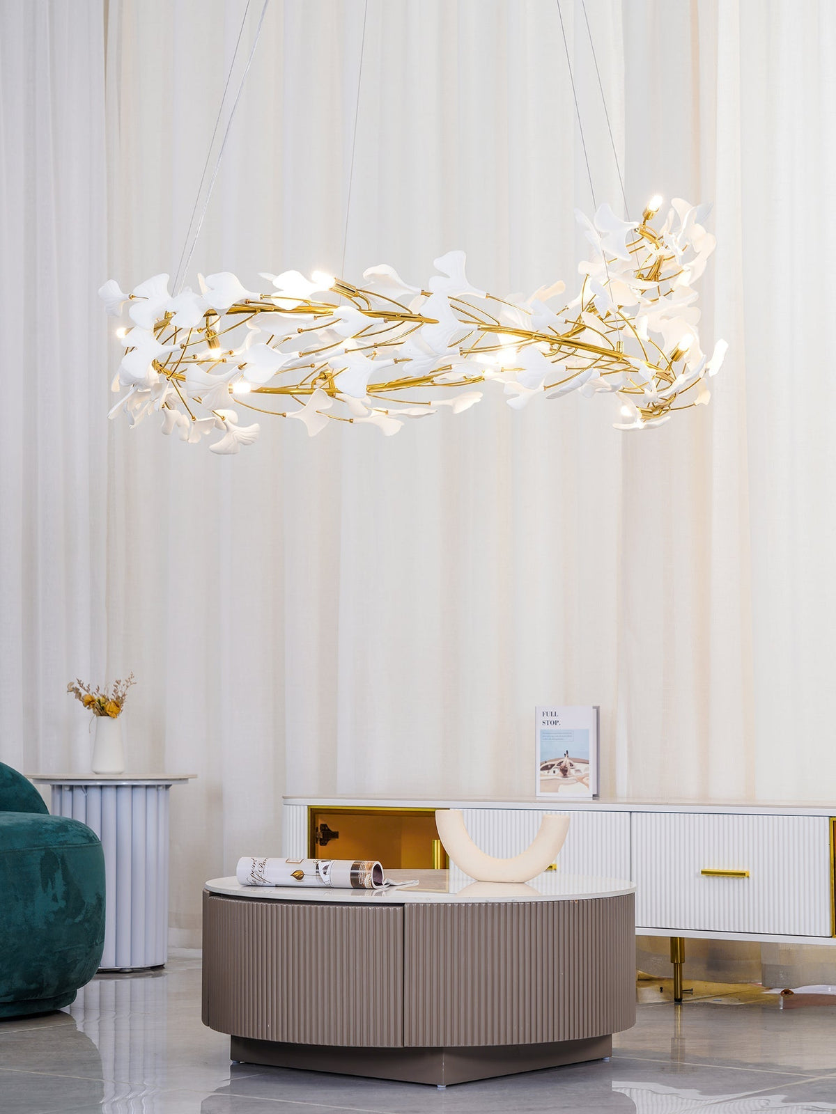 Egloria Ceramic Chandelier-Moonnatur