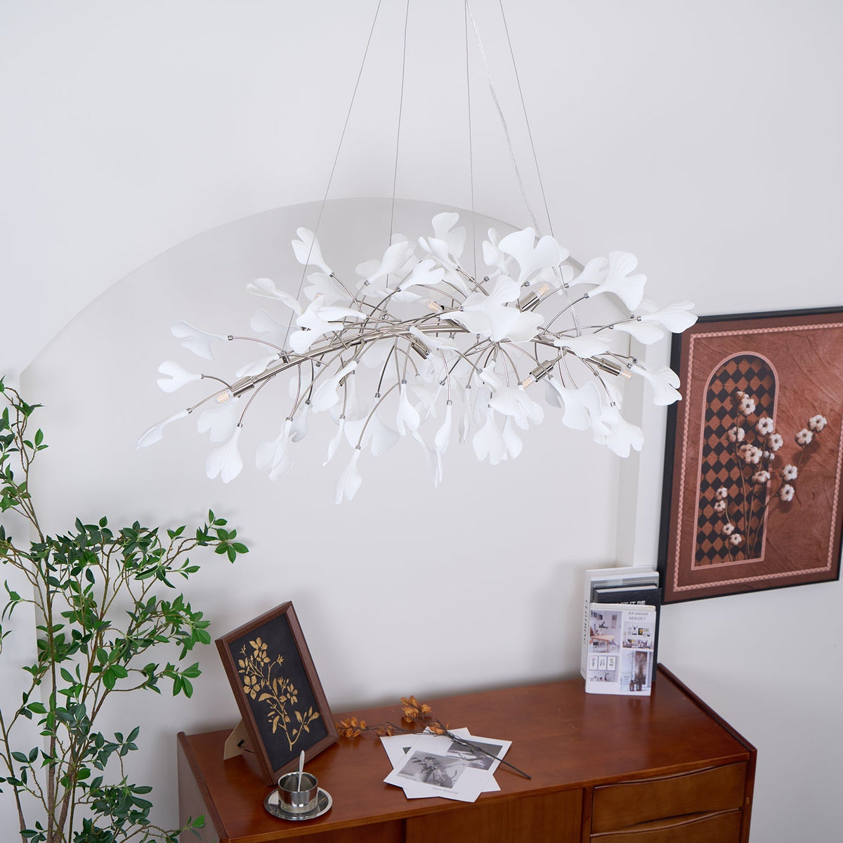 Weldenoria Ceramic Chandelier-Moonnatur