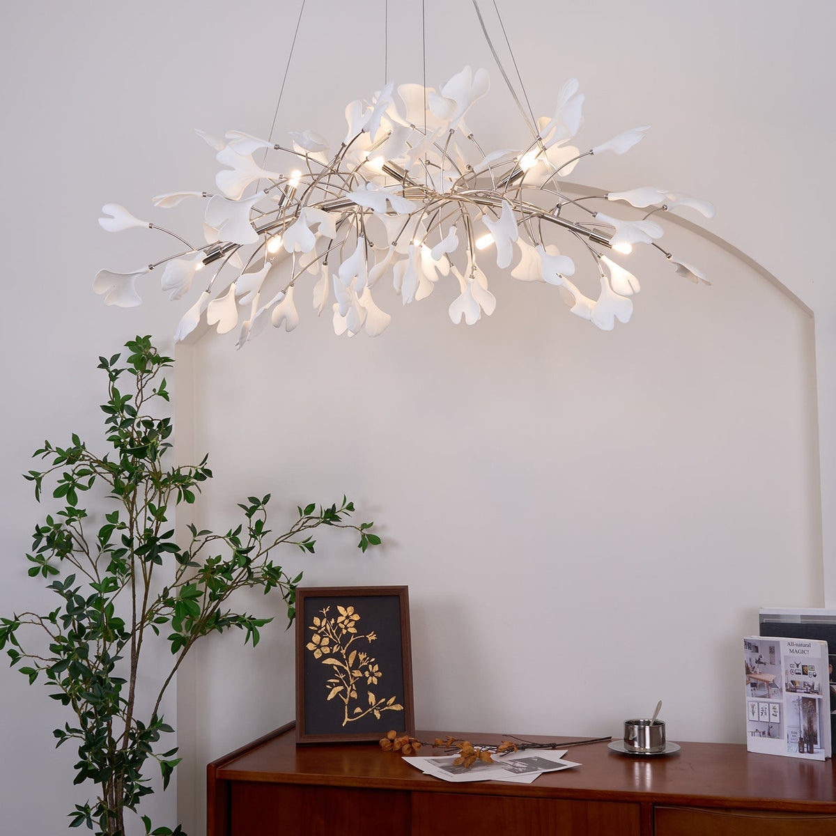 Weldenoria Ceramic Chandelier-Moonnatur