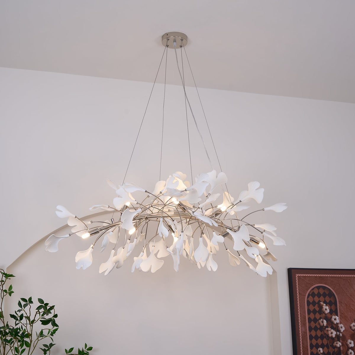 Weldenoria Ceramic Chandelier-Moonnatur