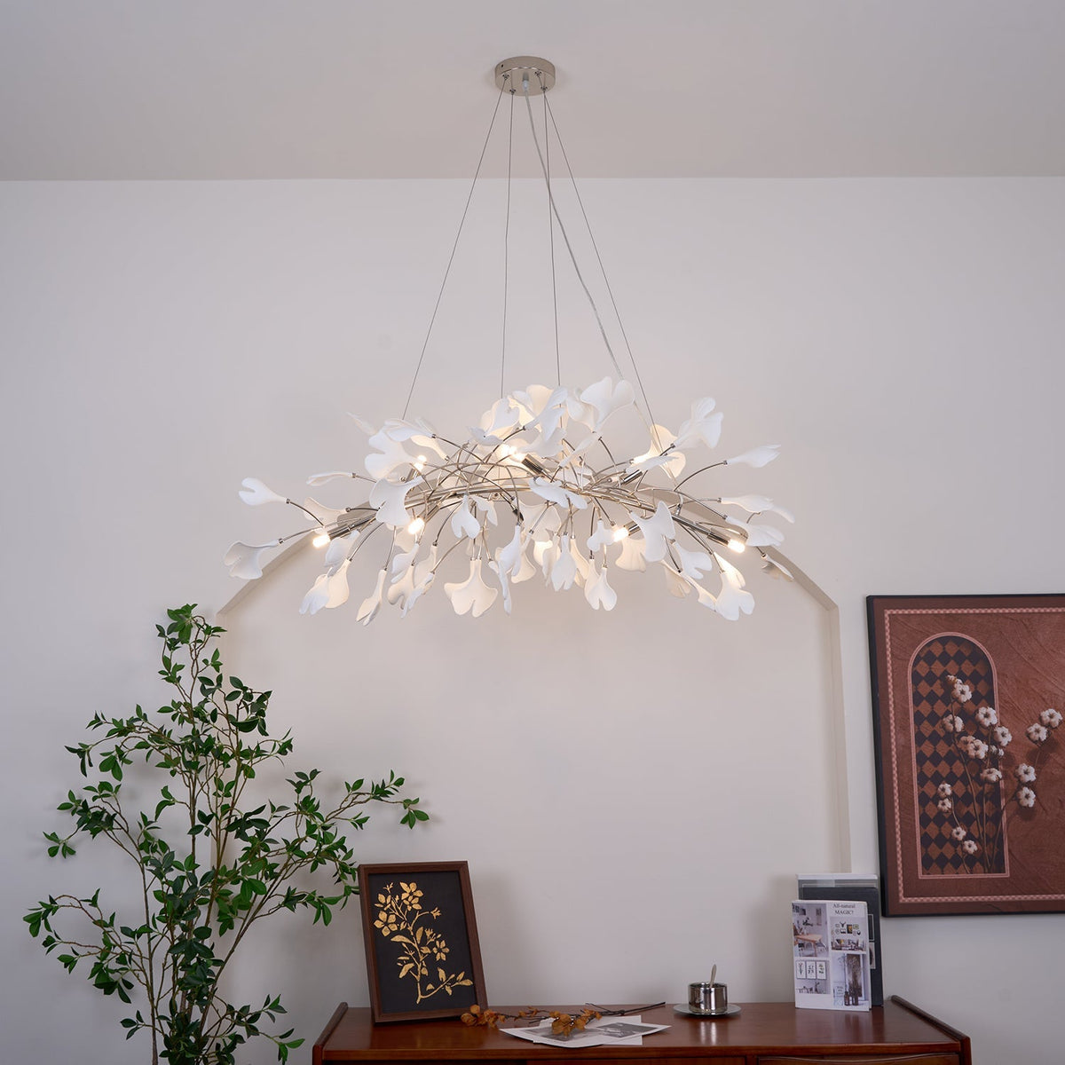 Weldenoria Ceramic Chandelier-Moonnatur
