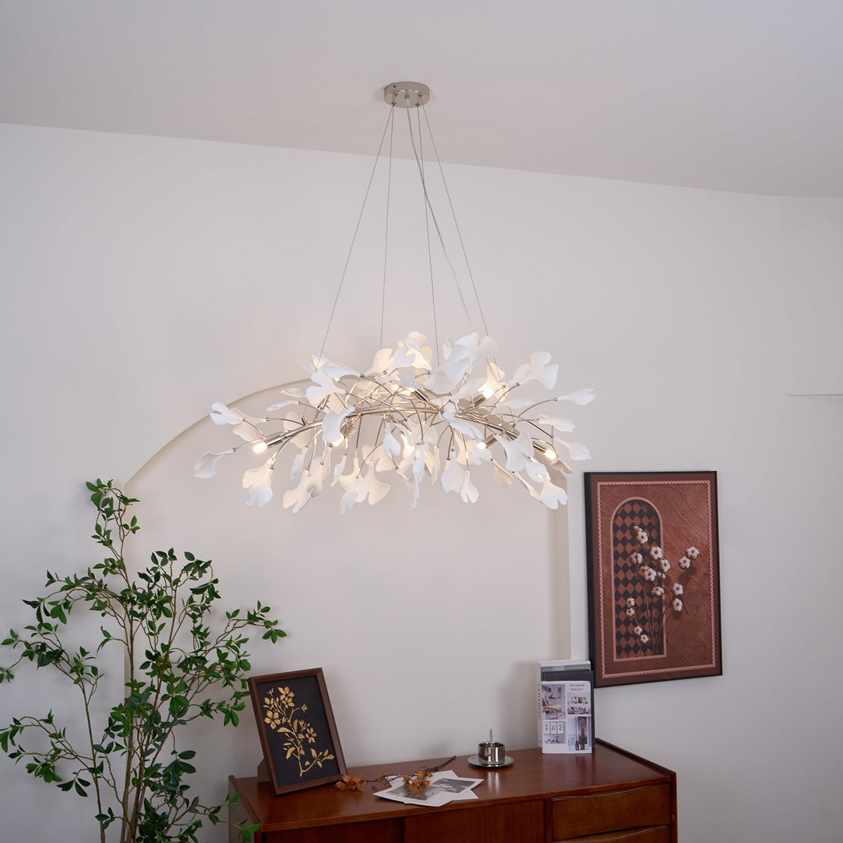 Weldenoria Ceramic Chandelier-Moonnatur