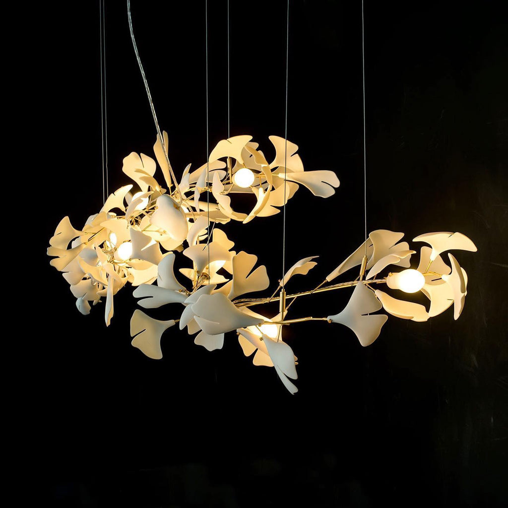 Olyvera Ceramic Chandelier-Moonnatur