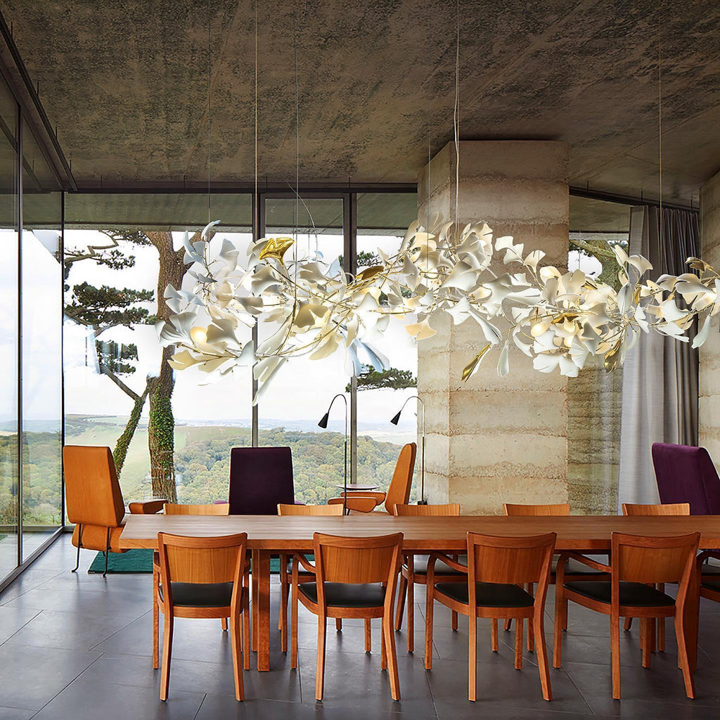 Olyvera Ceramic Chandelier-Moonnatur