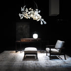 Olyvera Ceramic Chandelier-Moonnatur