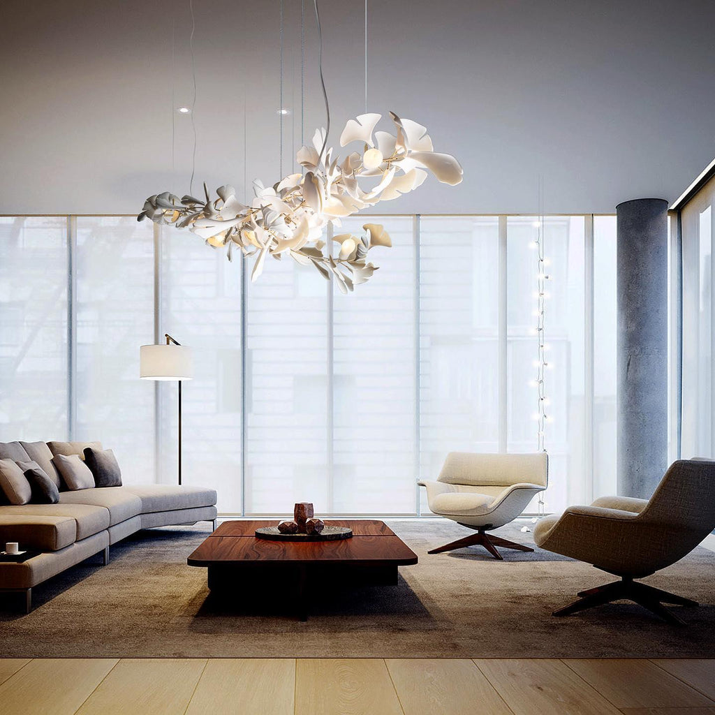 Olyvera Ceramic Chandelier-Moonnatur