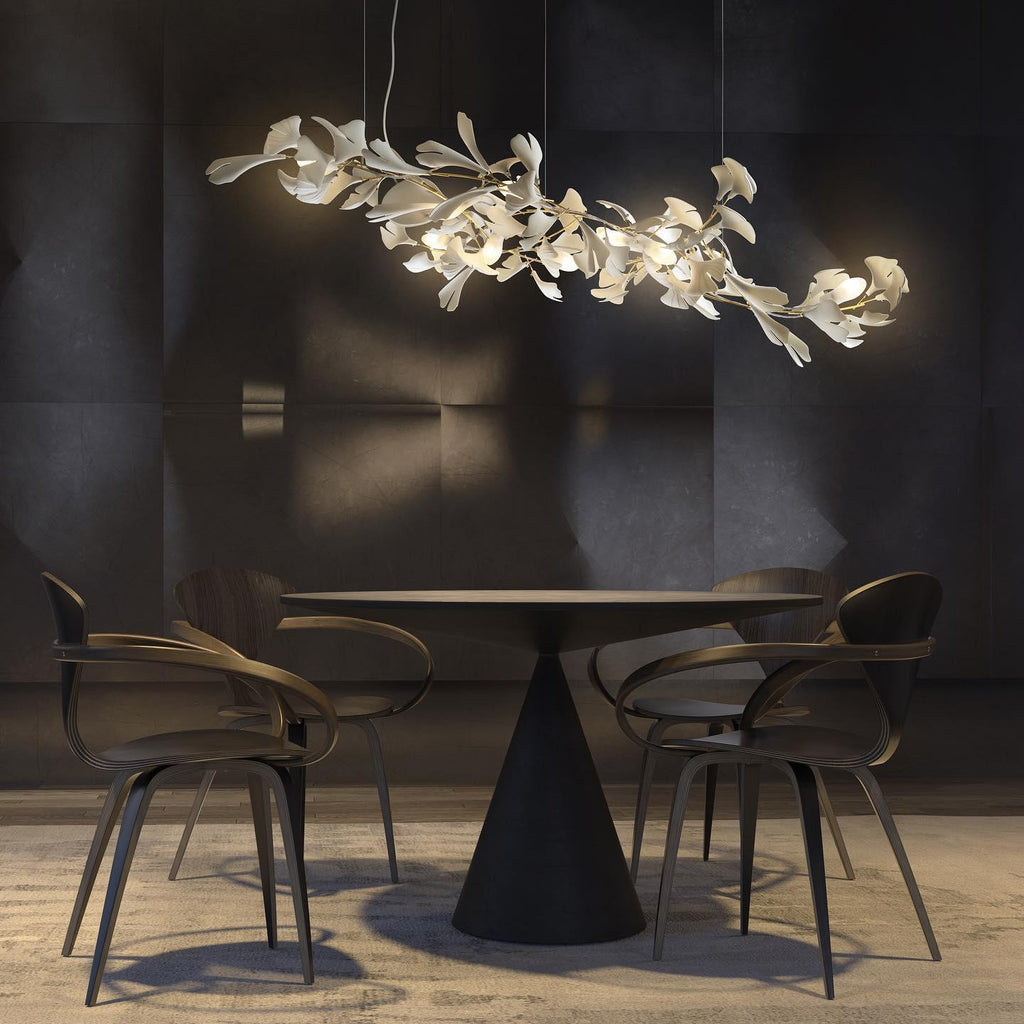 Olyvera Ceramic Chandelier-Moonnatur