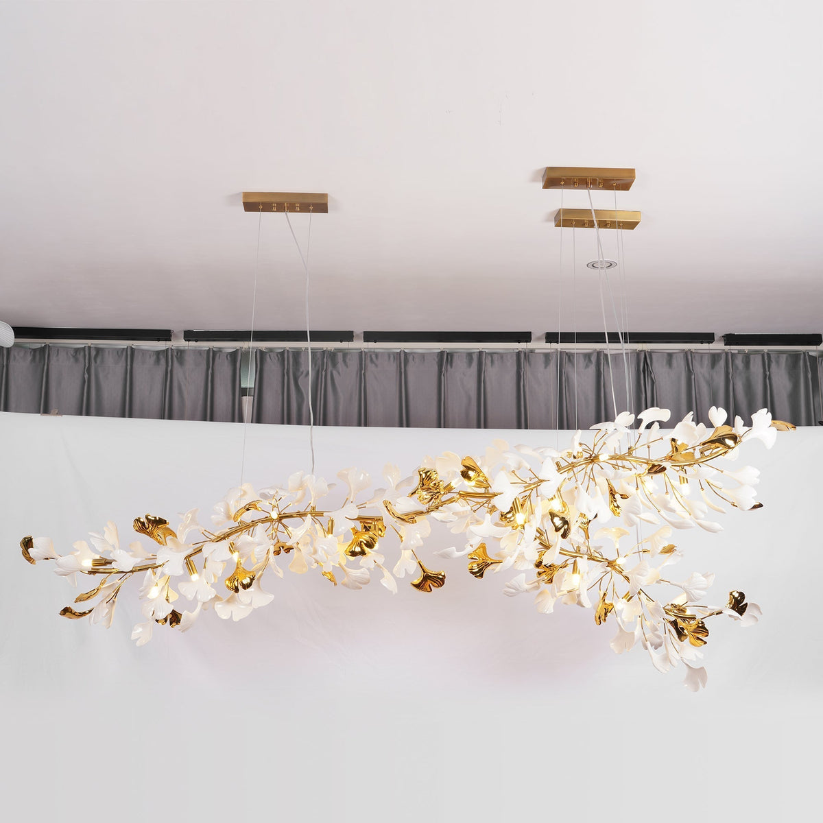 Olyvera Ceramic Chandelier-Moonnatur