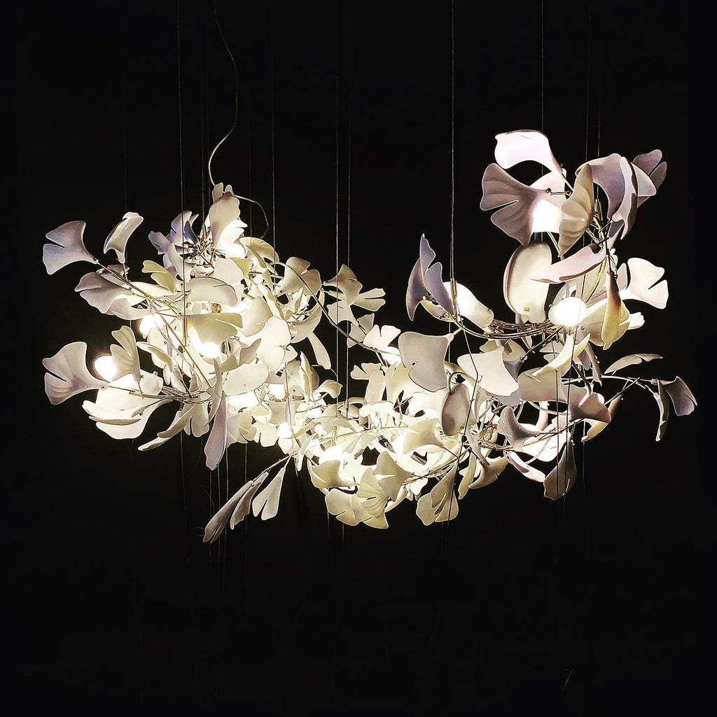 Olyvera Ceramic Chandelier-Moonnatur