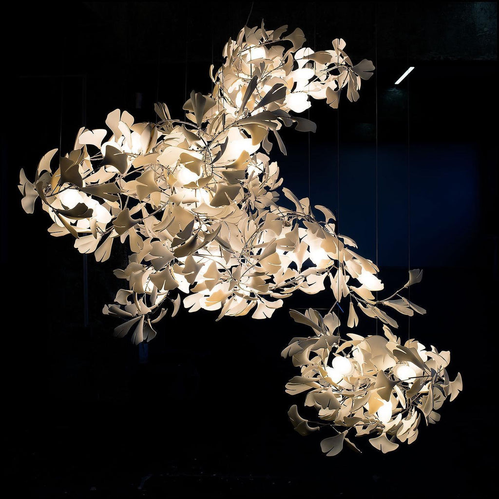 Olyvera Ceramic Chandelier-Moonnatur