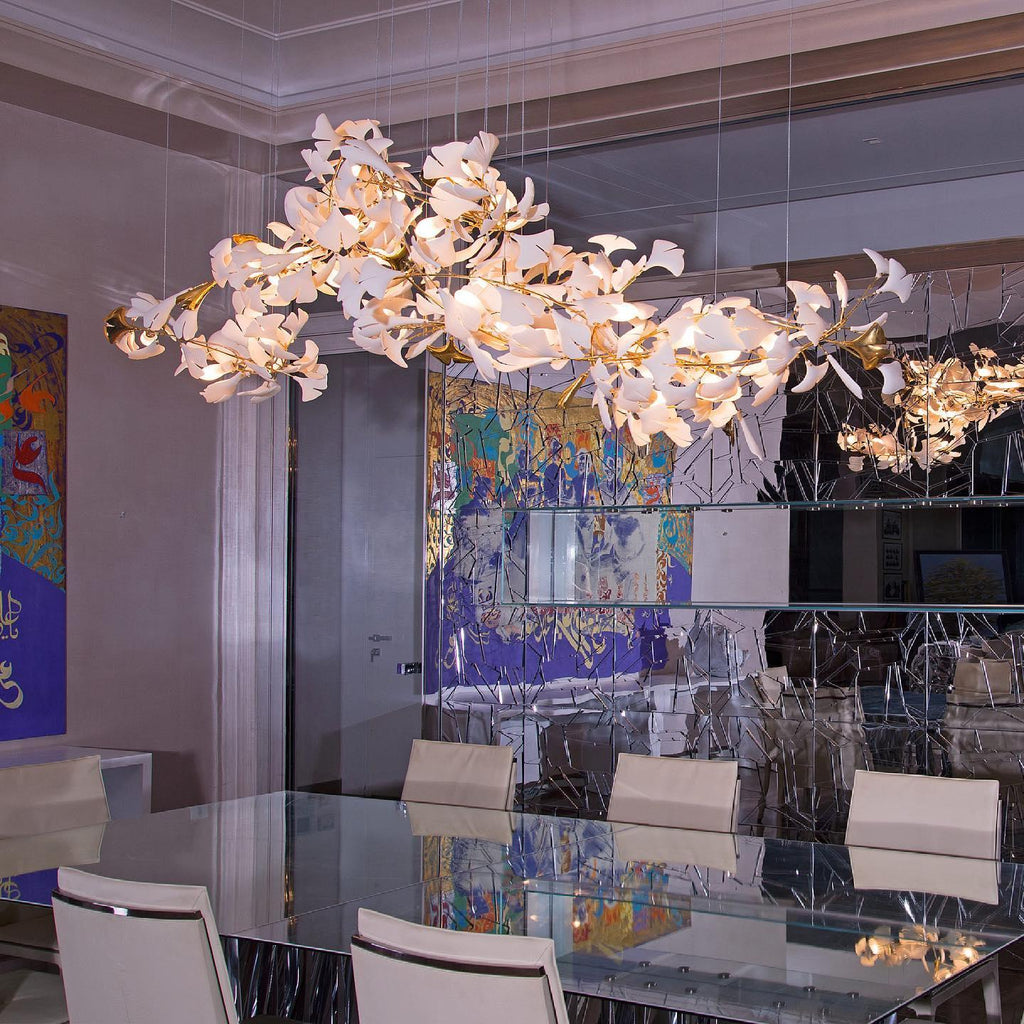 Olyvera Ceramic Chandelier-Moonnatur