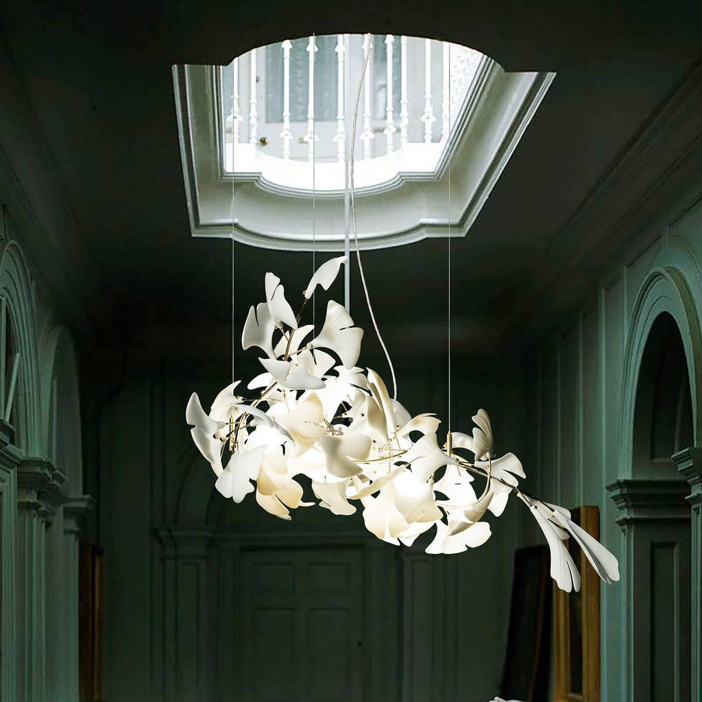 Olyvera Ceramic Chandelier-Moonnatur