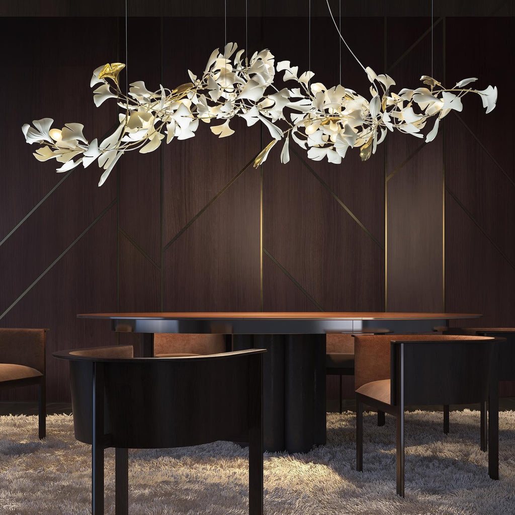 Olyvera Ceramic Chandelier-Moonnatur