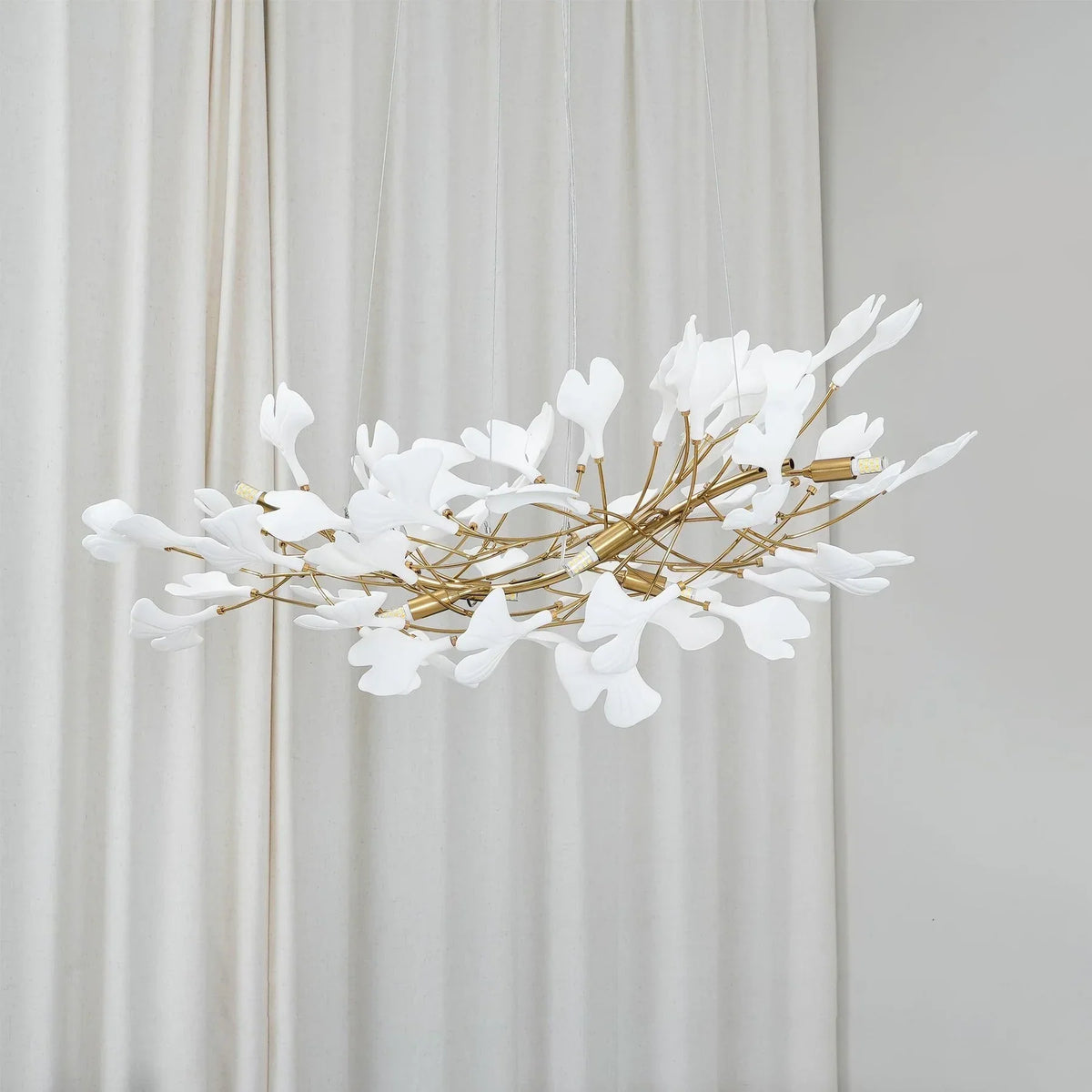 Erlenden Ceramic Chandelier-Moonnatur