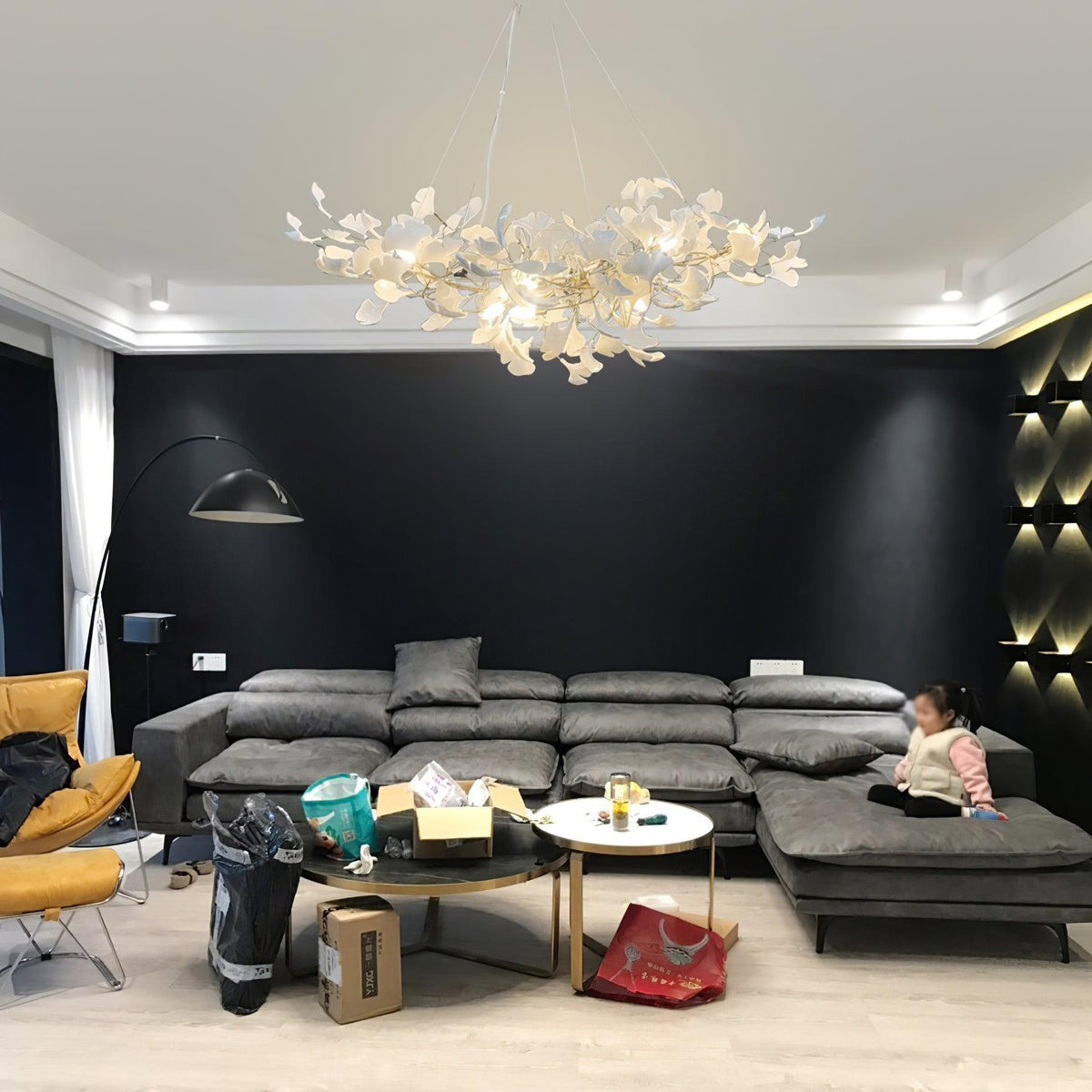 Lovenena Ceramic Chandelier-Moonnatur