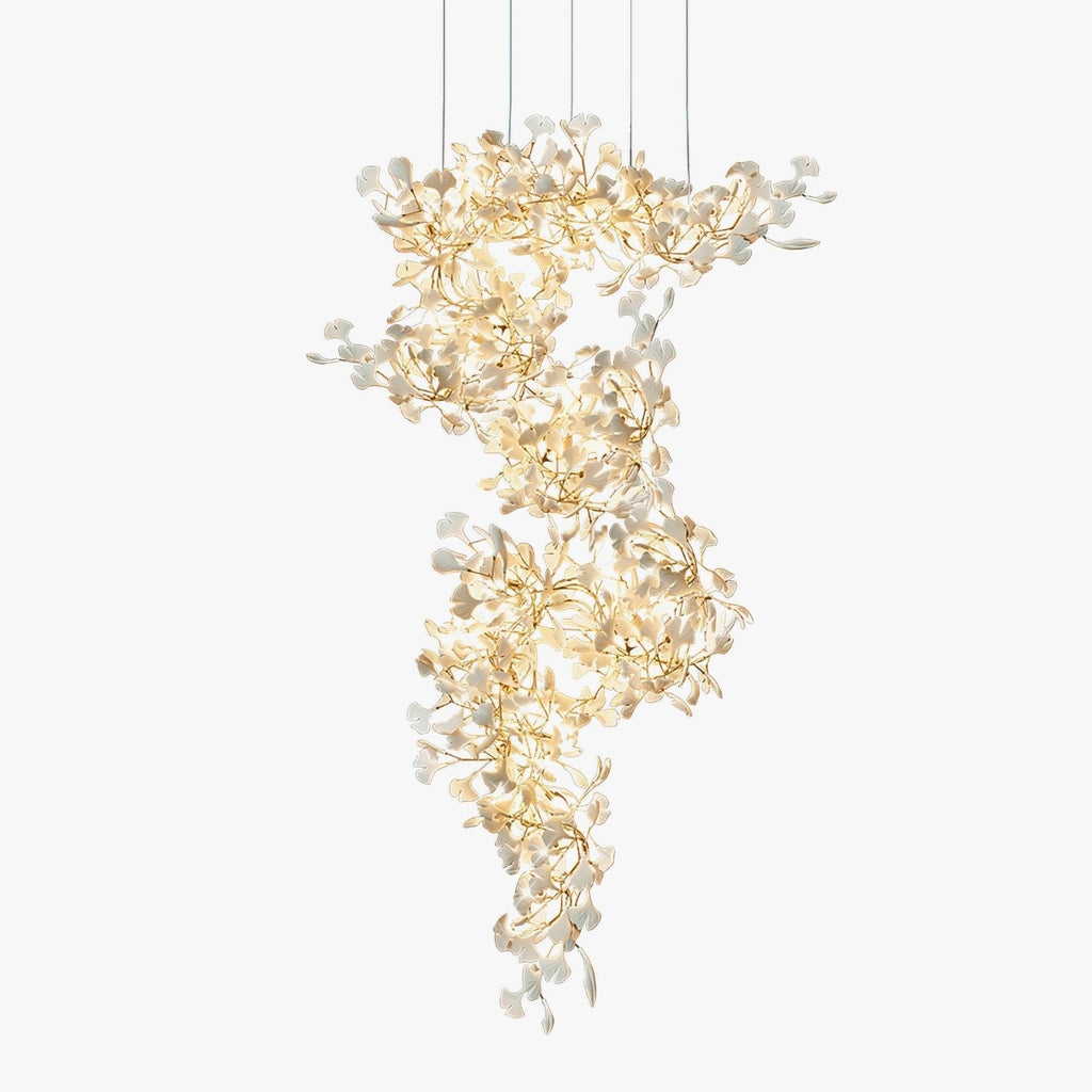 Koralisse Ceramic Chandelier-Moonnatur