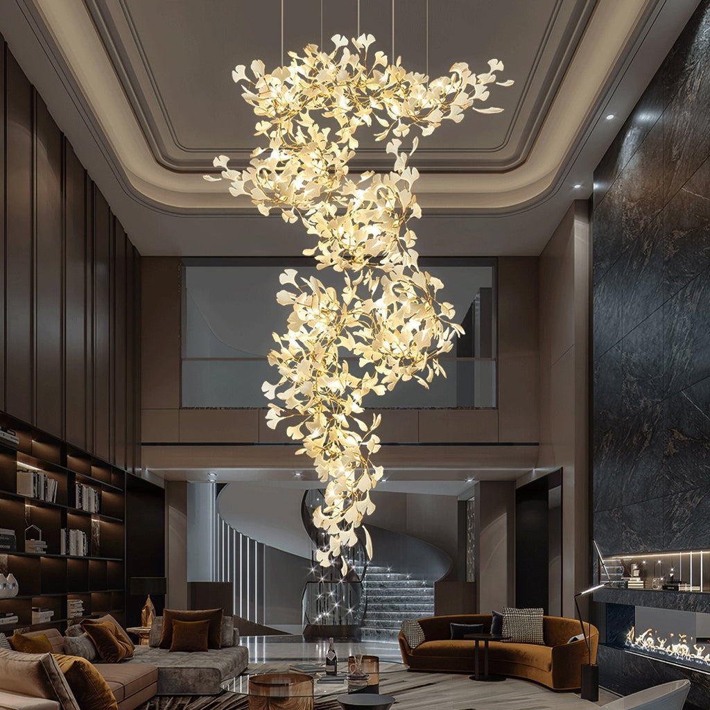 Koralisse Ceramic Chandelier-Moonnatur