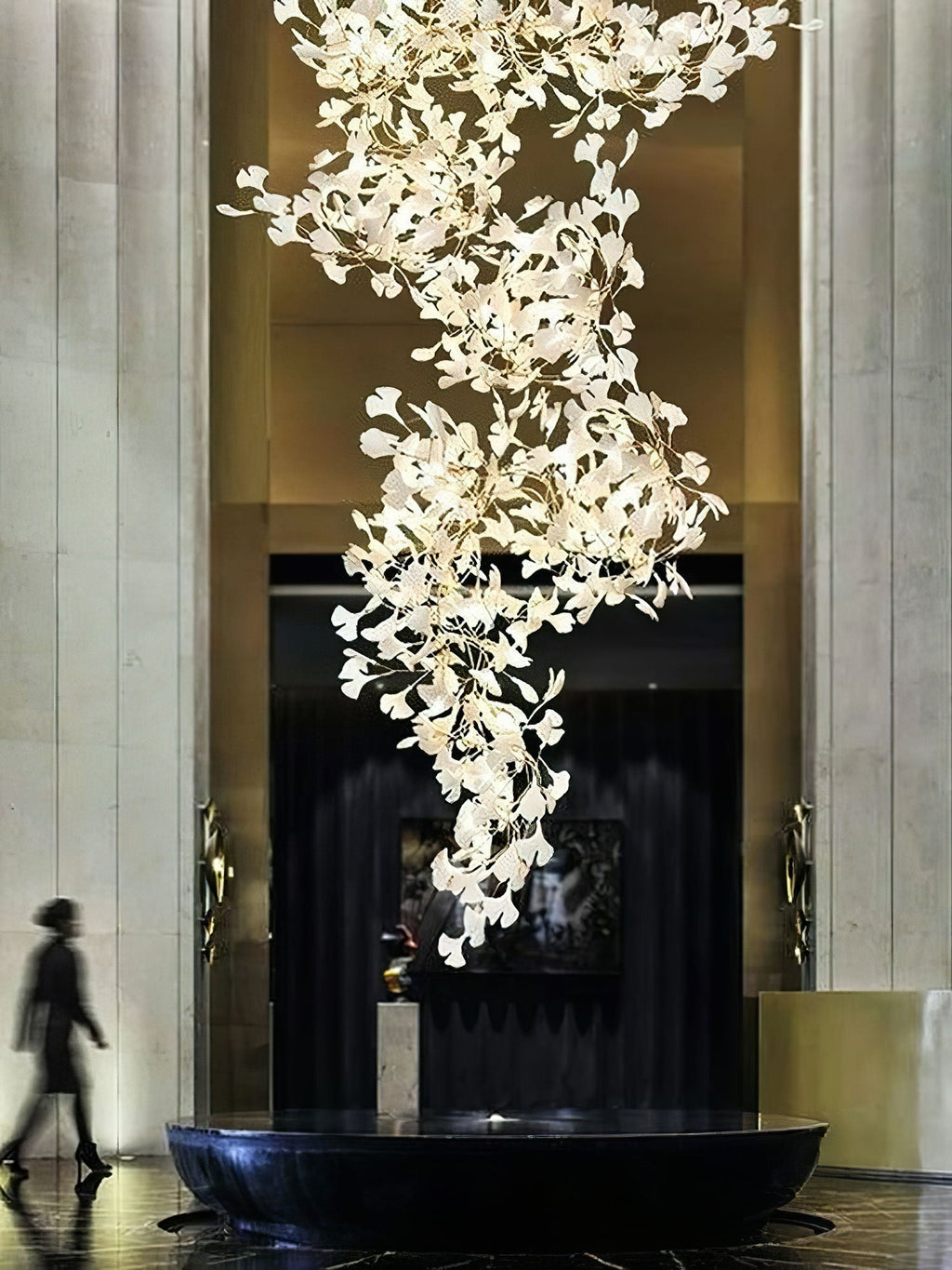Koralisse Ceramic Chandelier-Moonnatur