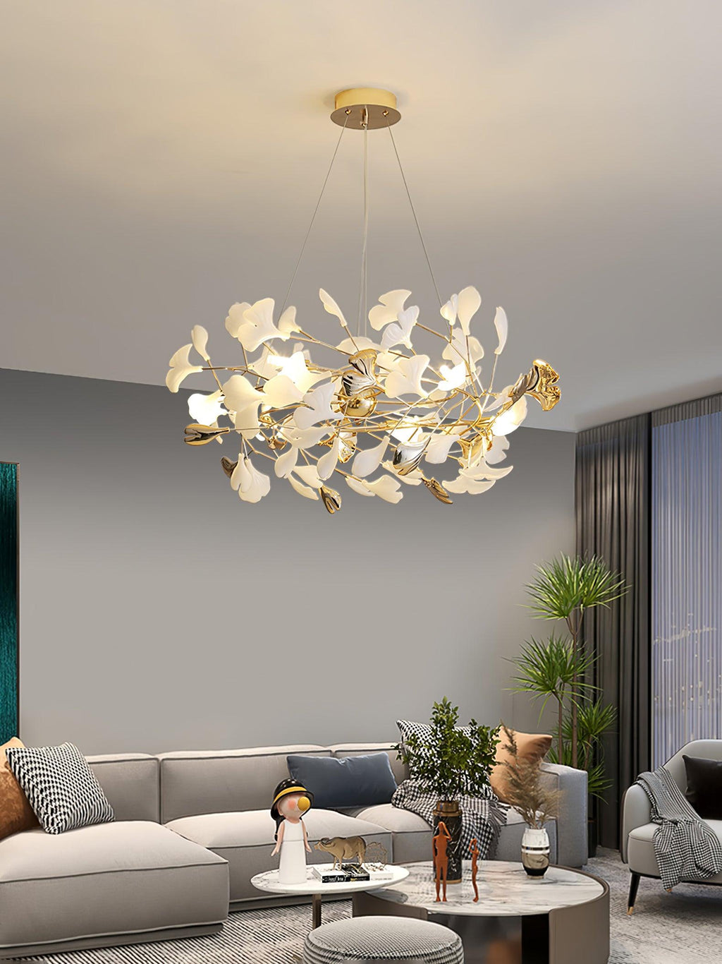 Carrowina Ceramic Chandelier-Moonnatur