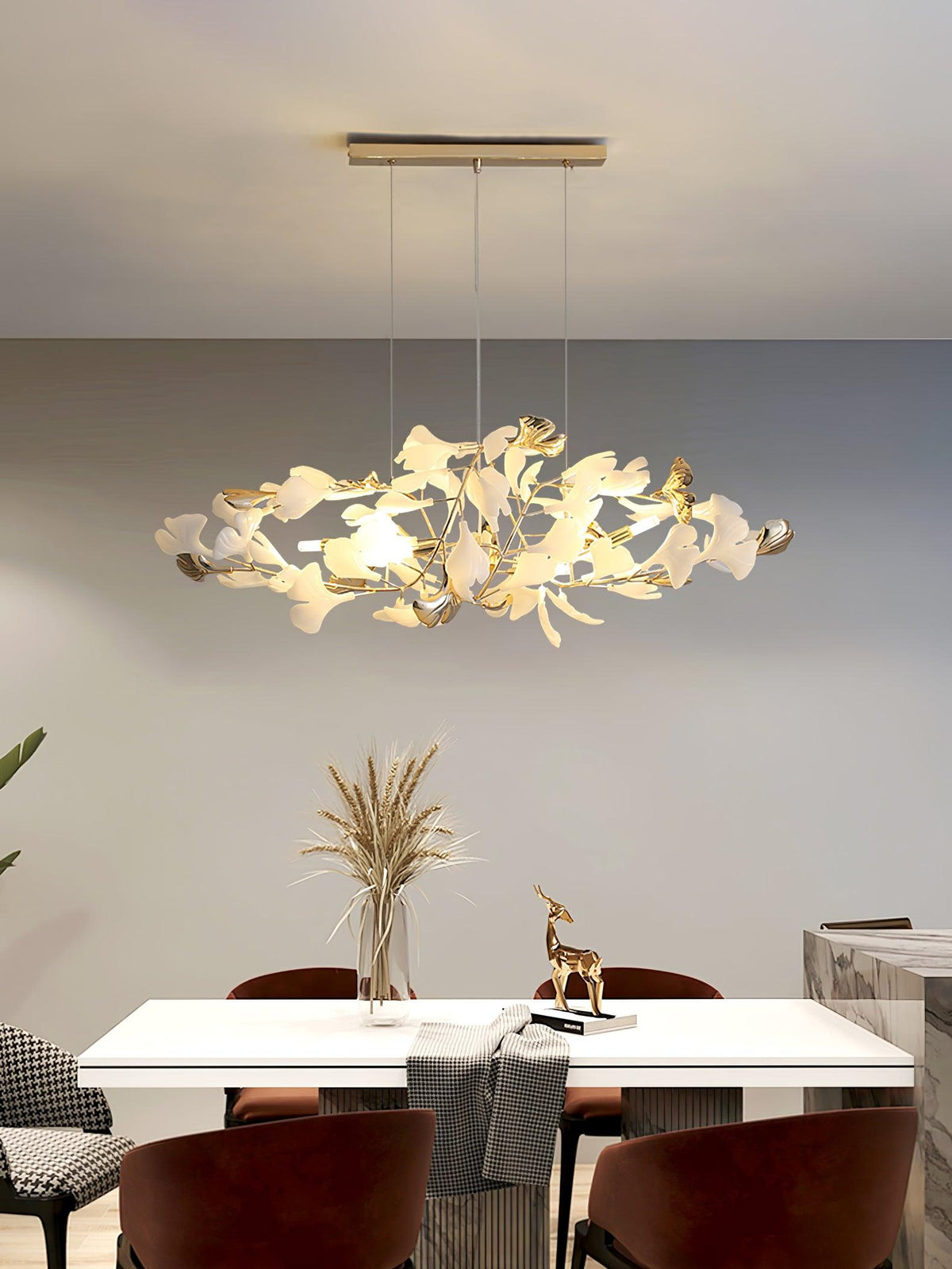 Carrowina Ceramic Chandelier-Moonnatur