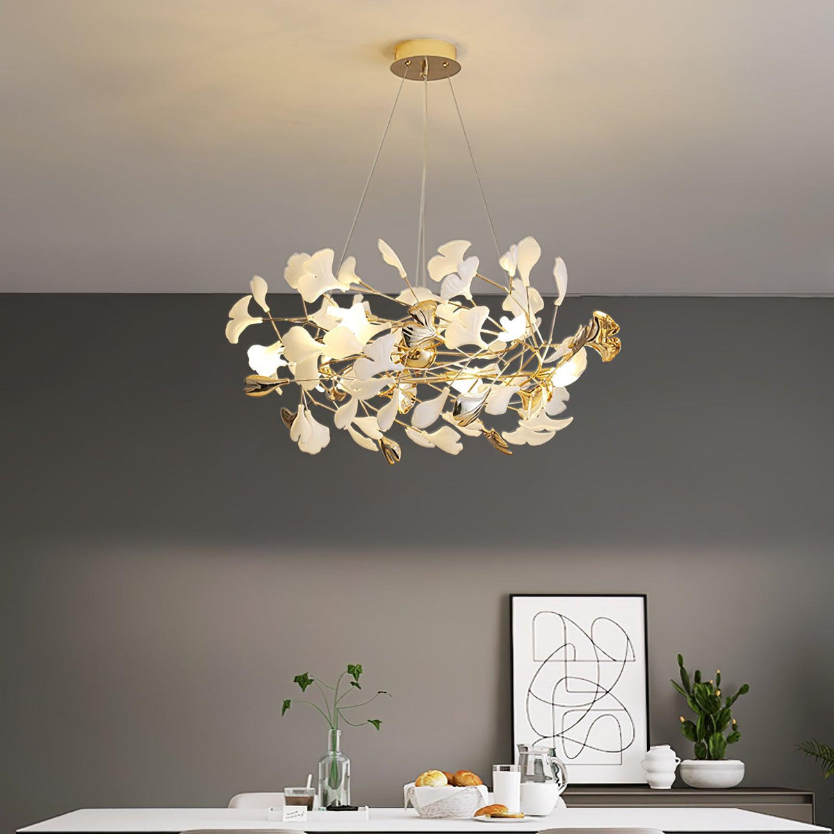 Carrowina Ceramic Chandelier-Moonnatur