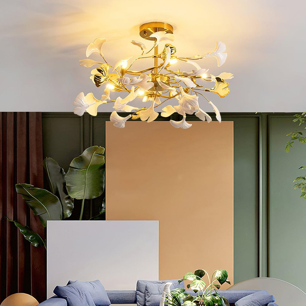 Fiorissa Ceramic Ceiling Light-Moonnatur