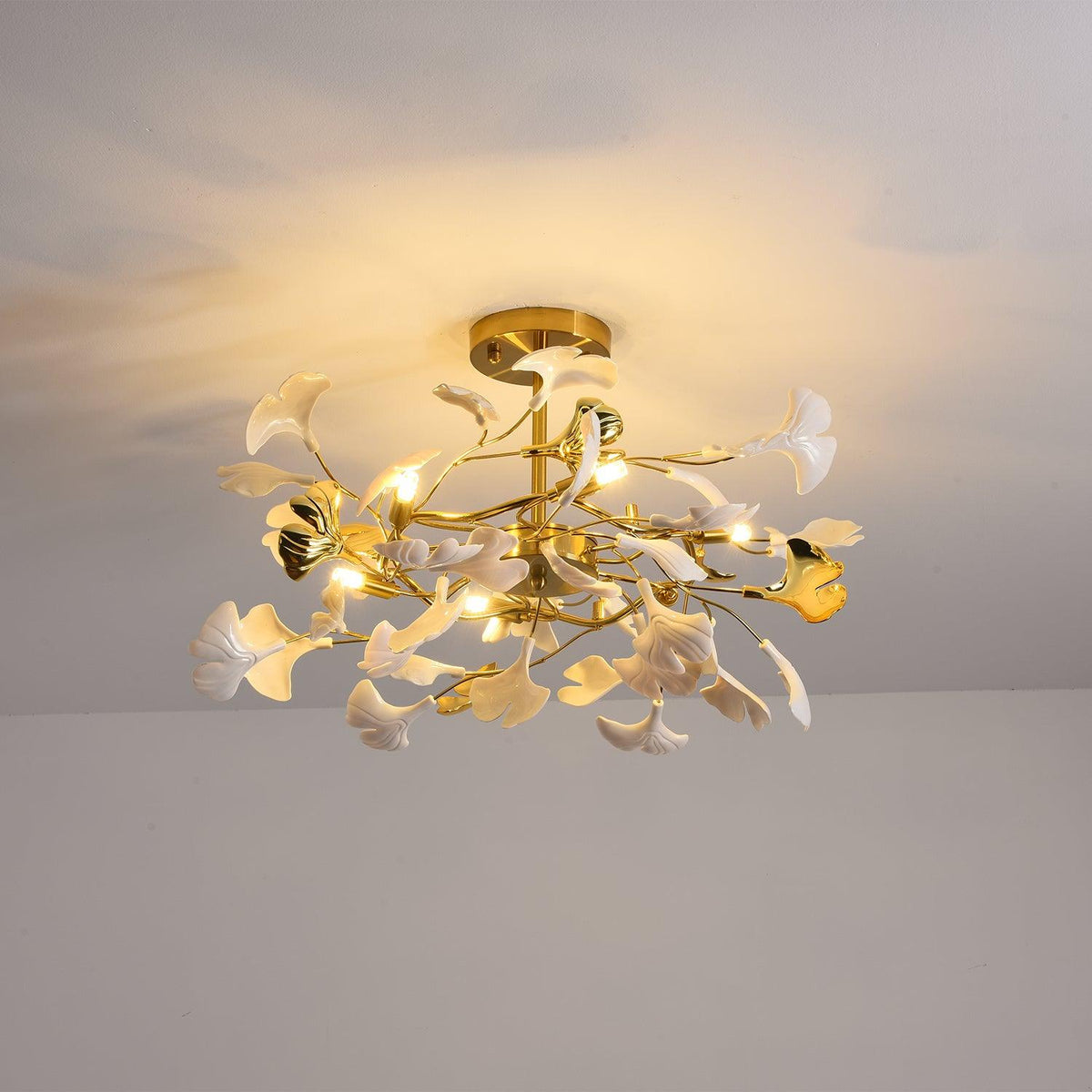 Fiorissa Ceramic Ceiling Light-Moonnatur