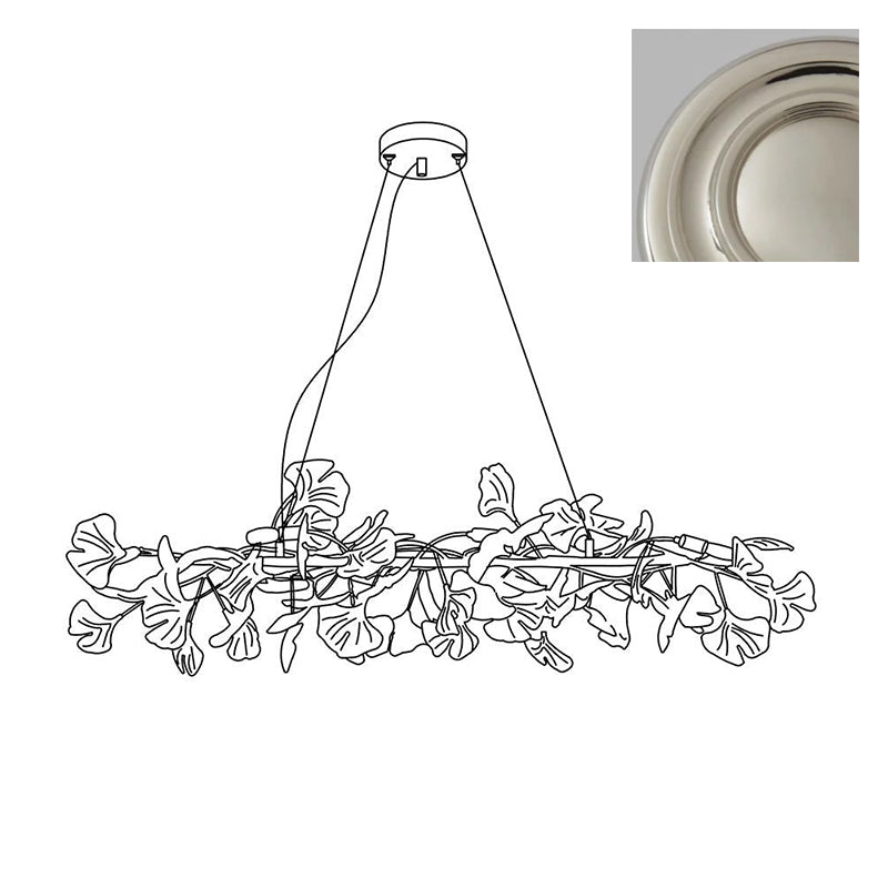 Faldenaelle Ceramic Chandelier-Moonnatur
