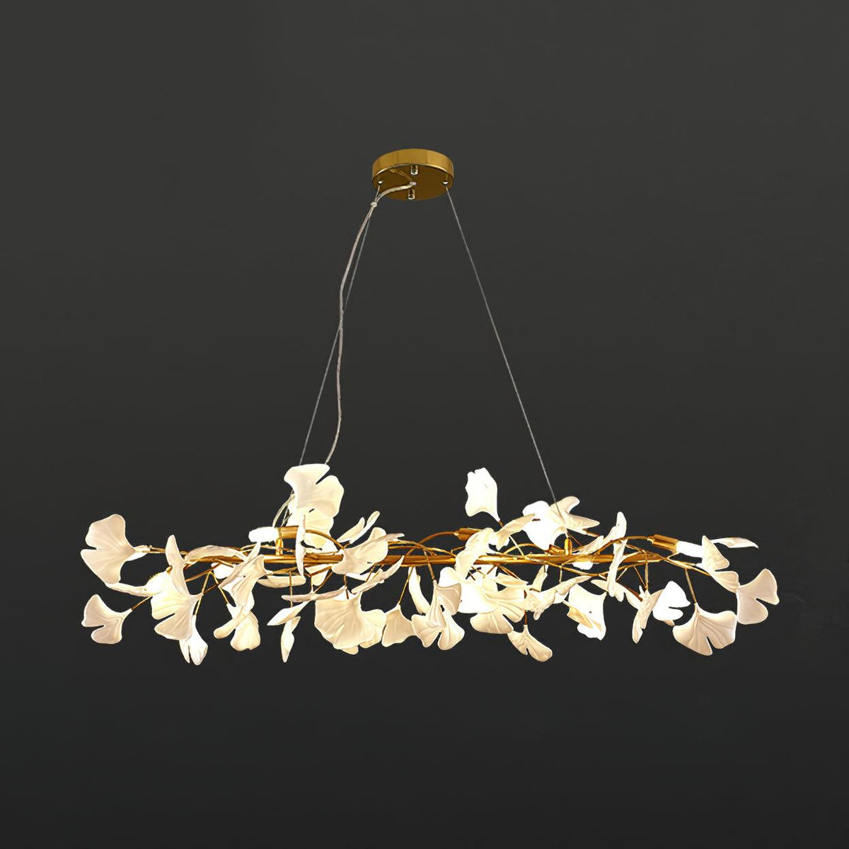 Faldenaelle Ceramic Chandelier-Moonnatur