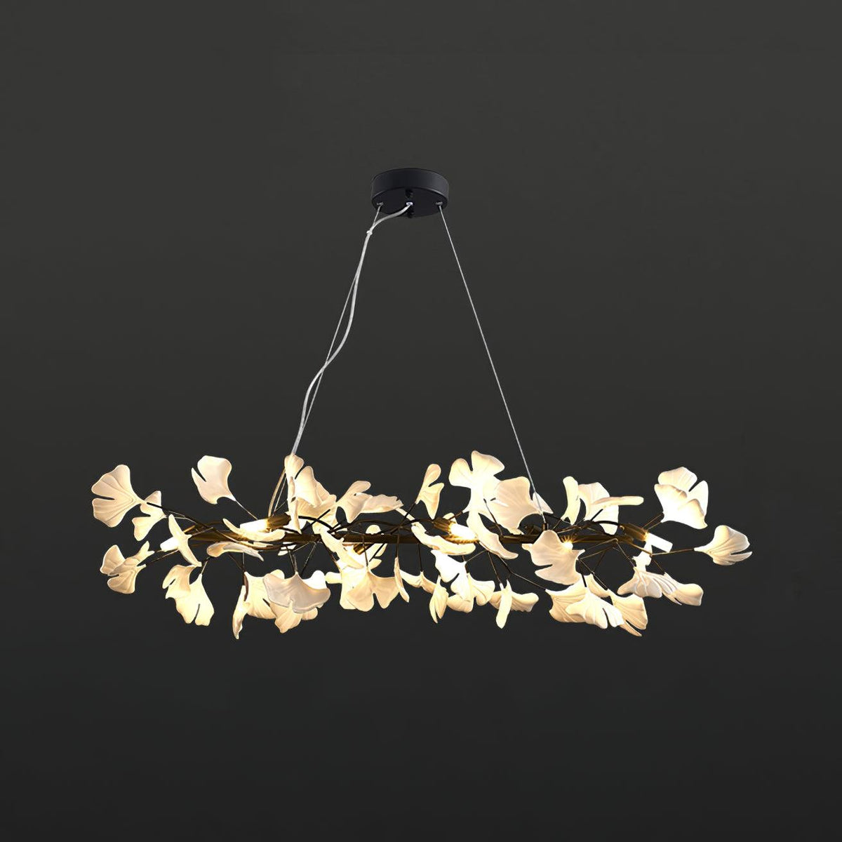 Faldenaelle Ceramic Chandelier-Moonnatur