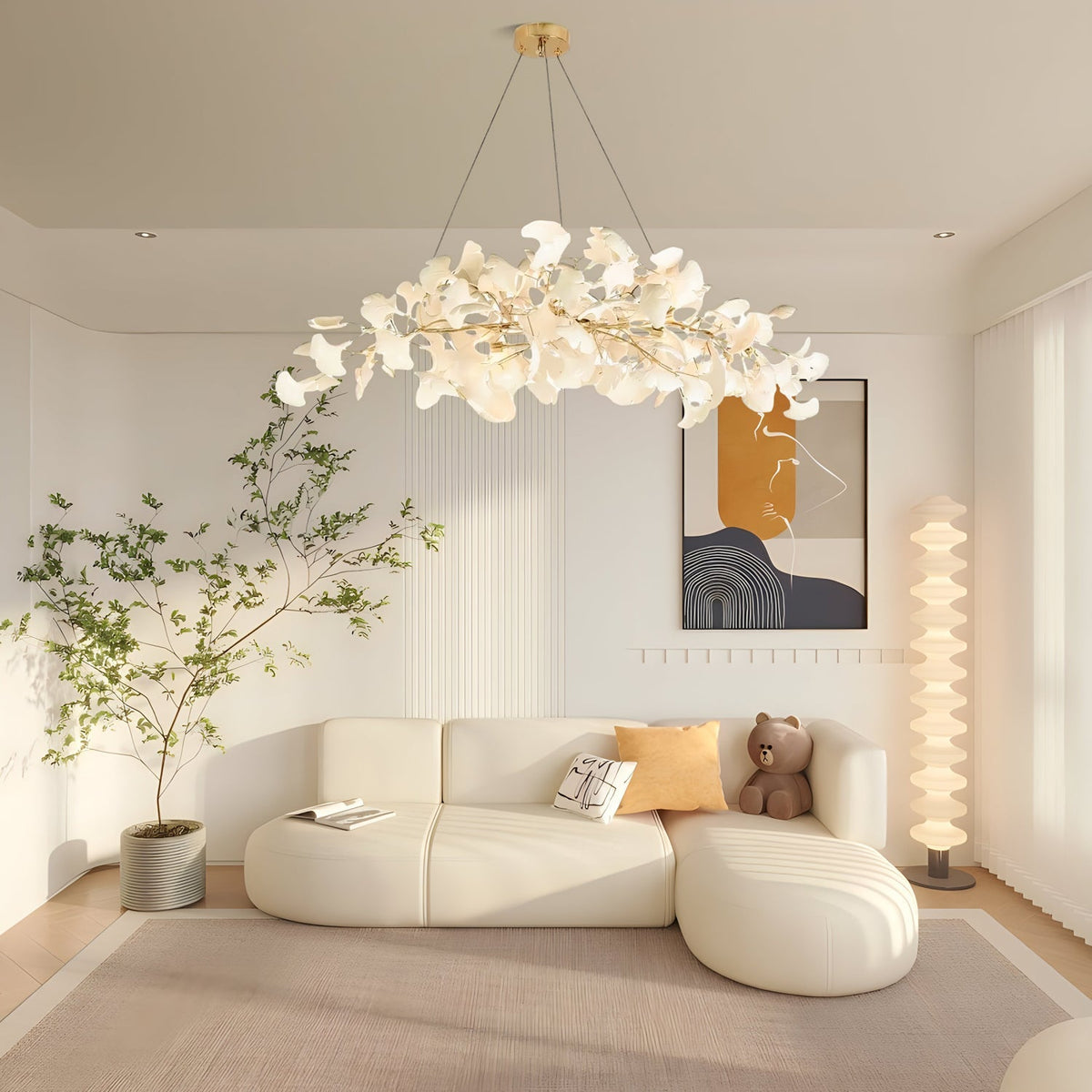 Weldenoria Ceramic Chandelier-Moonnatur