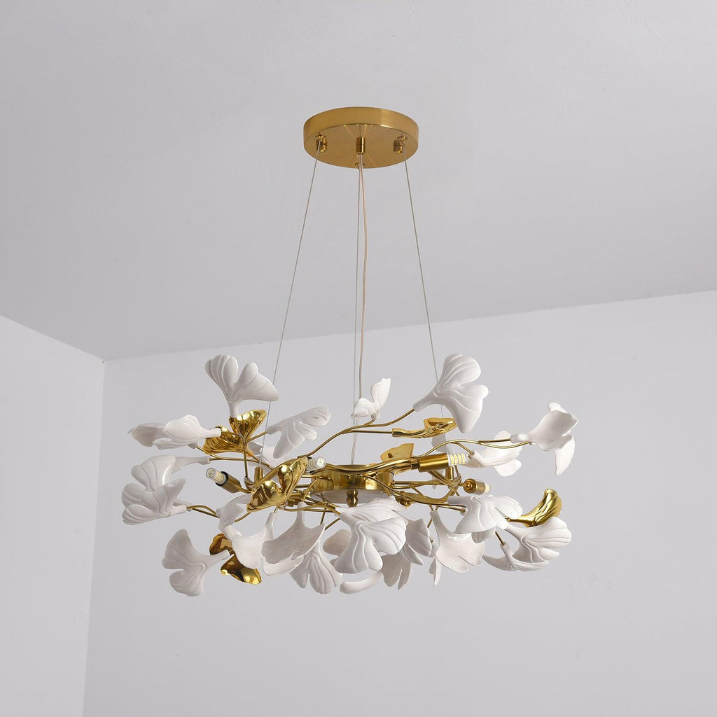 Calenaria Ceramic Chandelier-Moonnatur