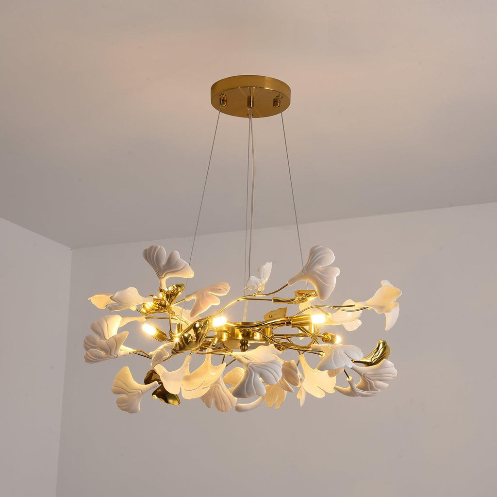 Calenaria Ceramic Chandelier-Moonnatur