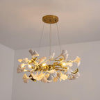 Calenaria Ceramic Chandelier-Moonnatur