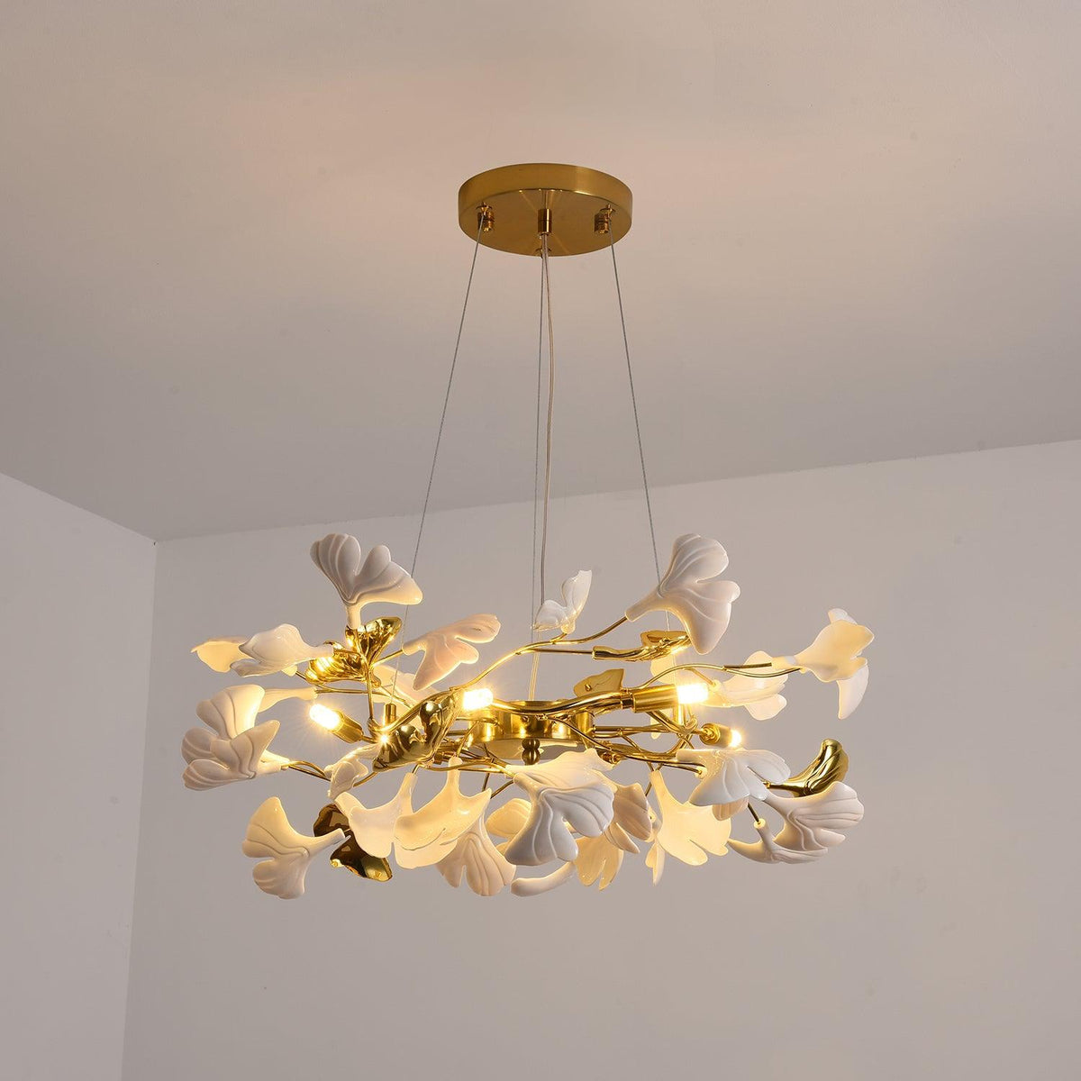 Calenaria Ceramic Chandelier-Moonnatur