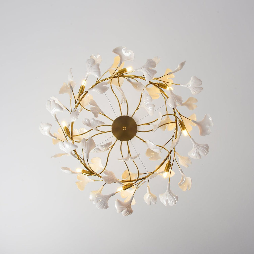 Calenaria Ceramic Chandelier-Moonnatur