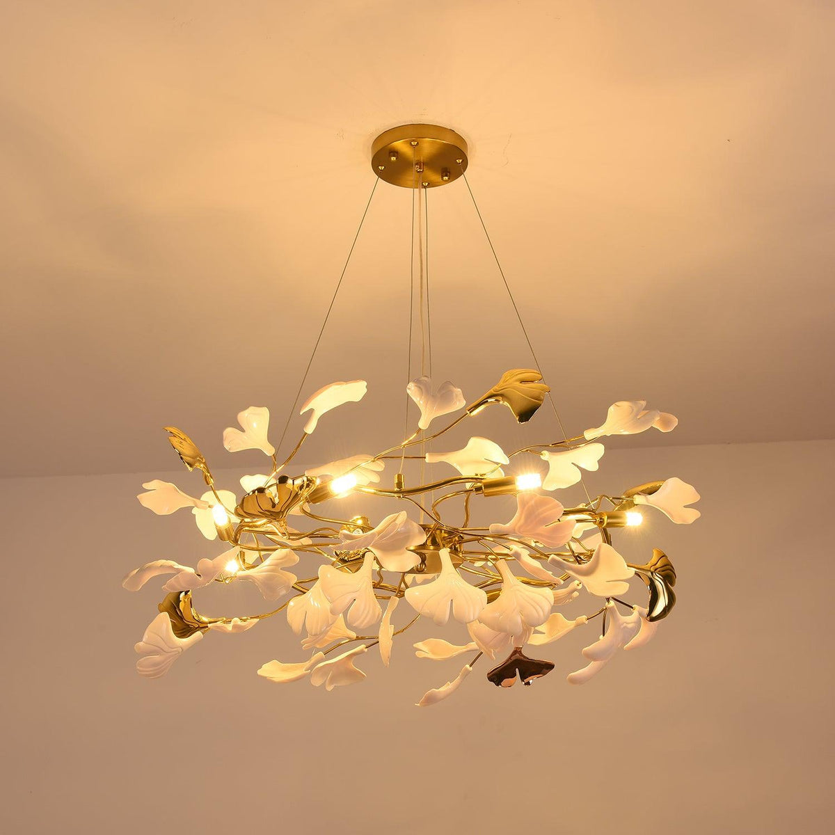 Calenaria Ceramic Chandelier-Moonnatur