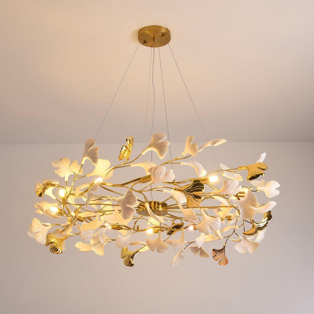 Calenaria Ceramic Chandelier-Moonnatur