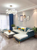 Calenaria Ceramic Chandelier-Moonnatur