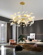 Calenaria Ceramic Chandelier-Moonnatur