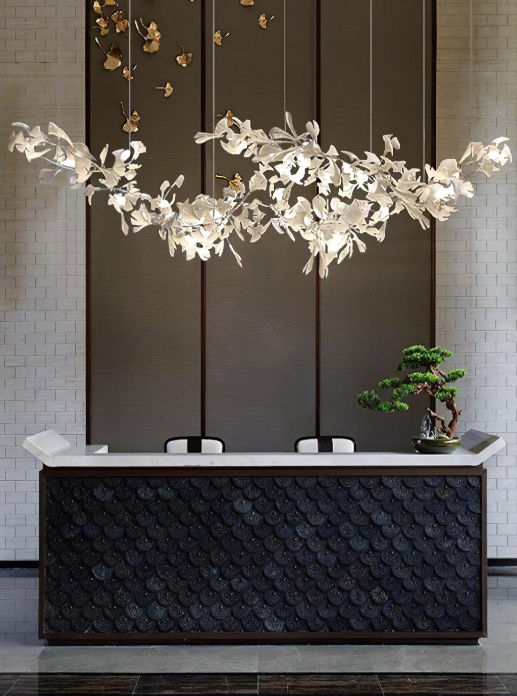 Anselora Ceramic Chandelier-Moonnatur