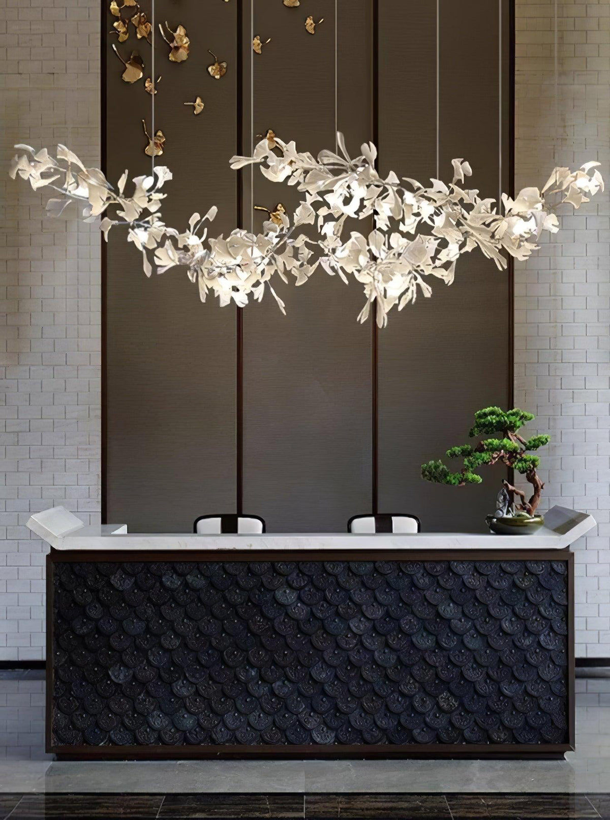 Anselora Ceramic Chandelier-Moonnatur