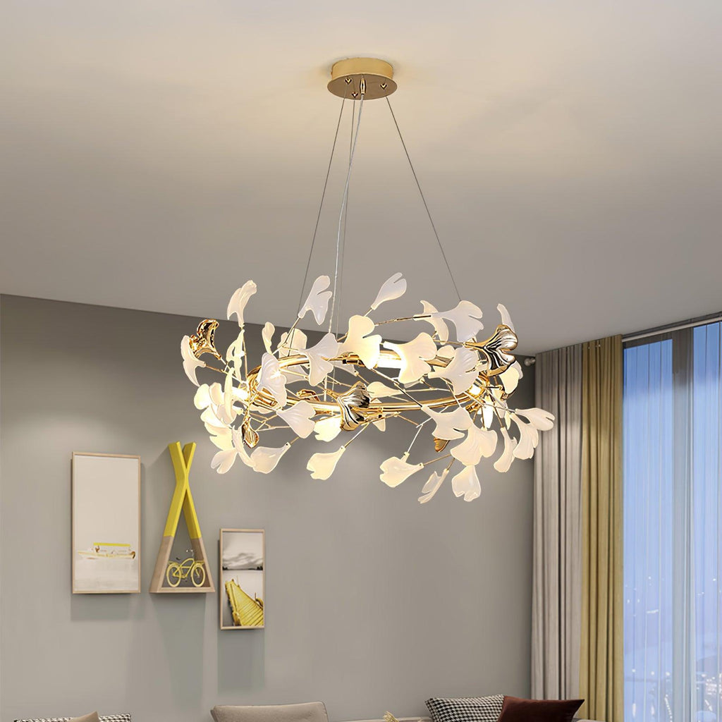 Rowenis Ceramic Chandelier-Moonnatur