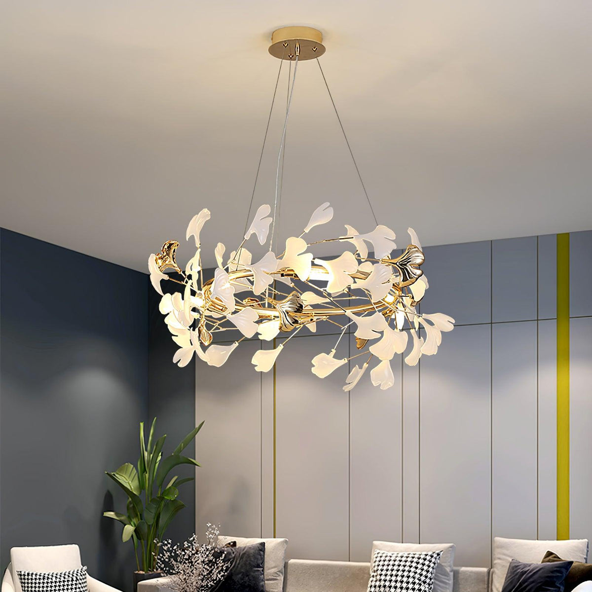 Rowenis Ceramic Chandelier-Moonnatur