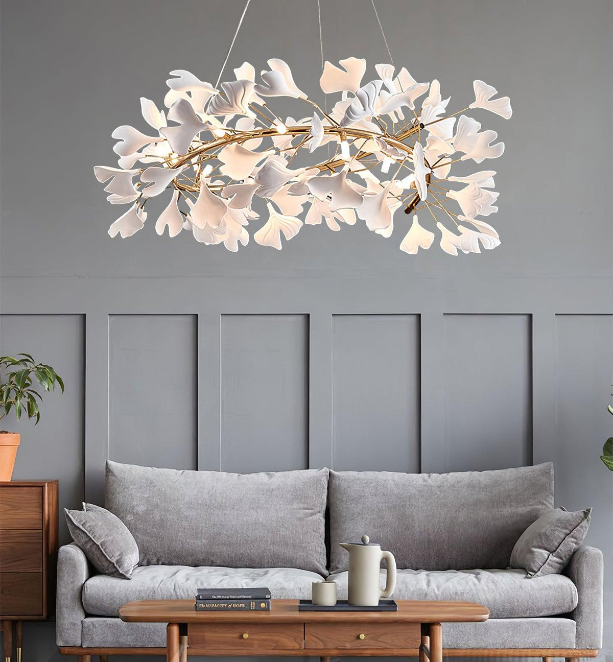 Marveniel Ceramic Chandelier-Moonnatur