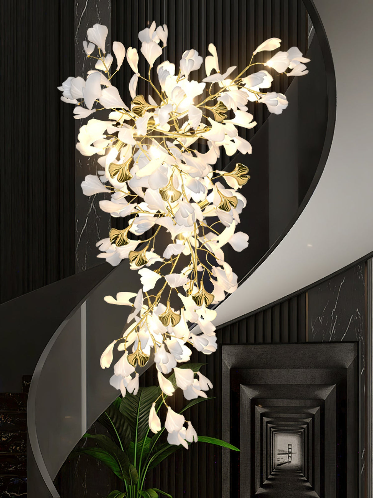 Ideniel Ceramic Chandelier-Moonnatur