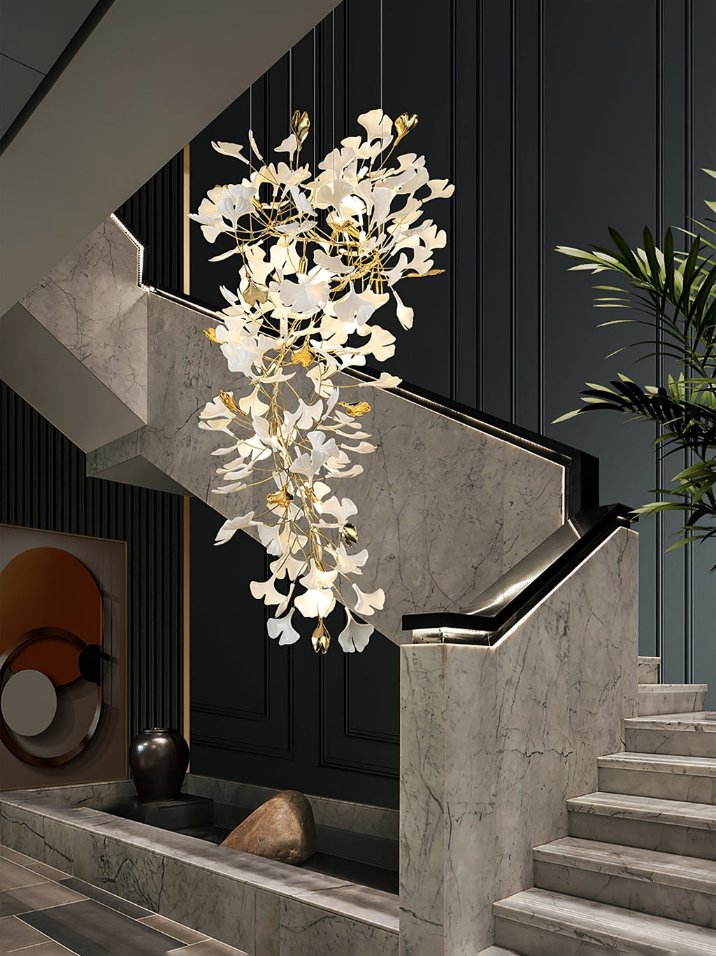 Ideniel Ceramic Chandelier-Moonnatur